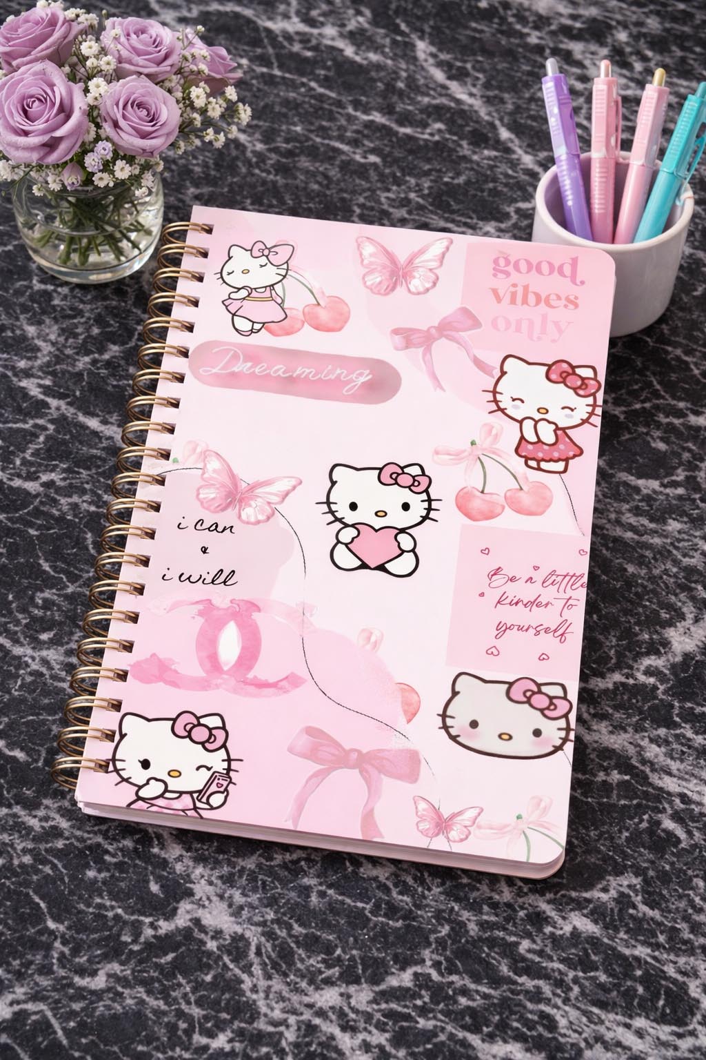 Agenda Hello Kitty Good Vibes Only