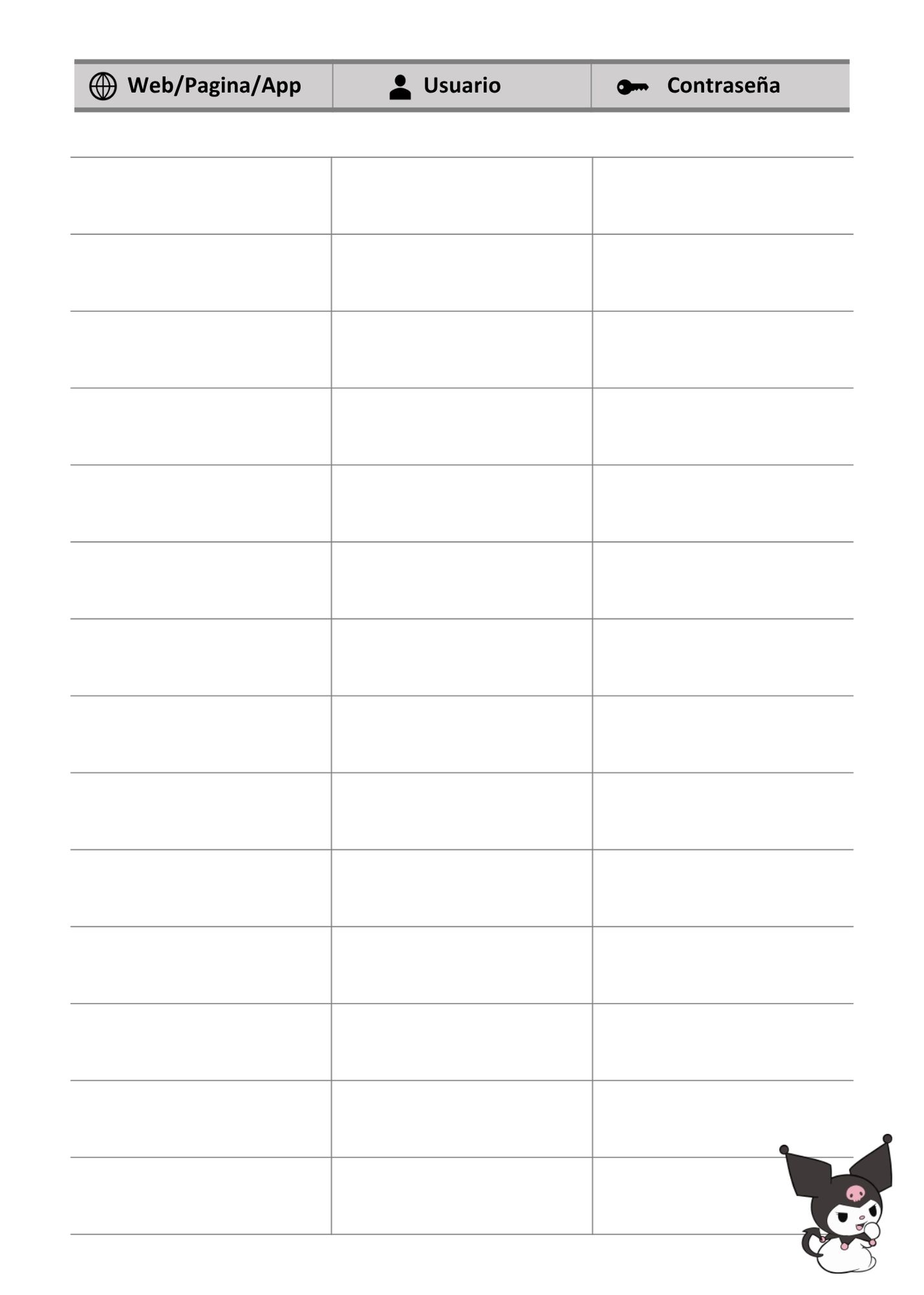 Agenda Kuromi Nocturna - Imagen 5