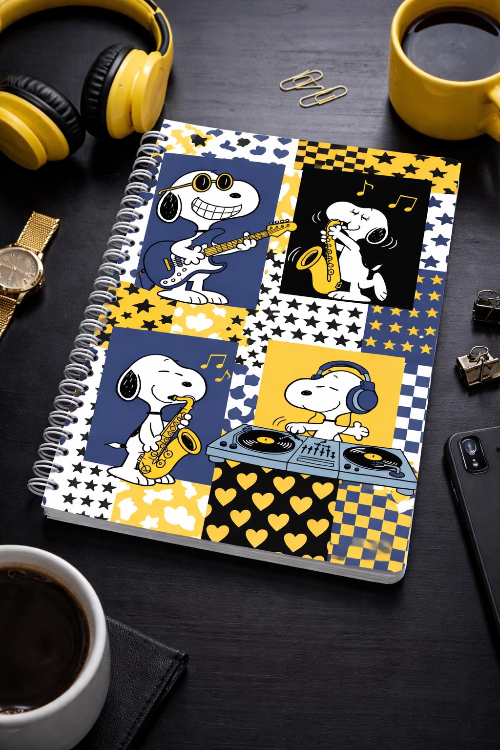 Agenda Snoopy Collage Musical