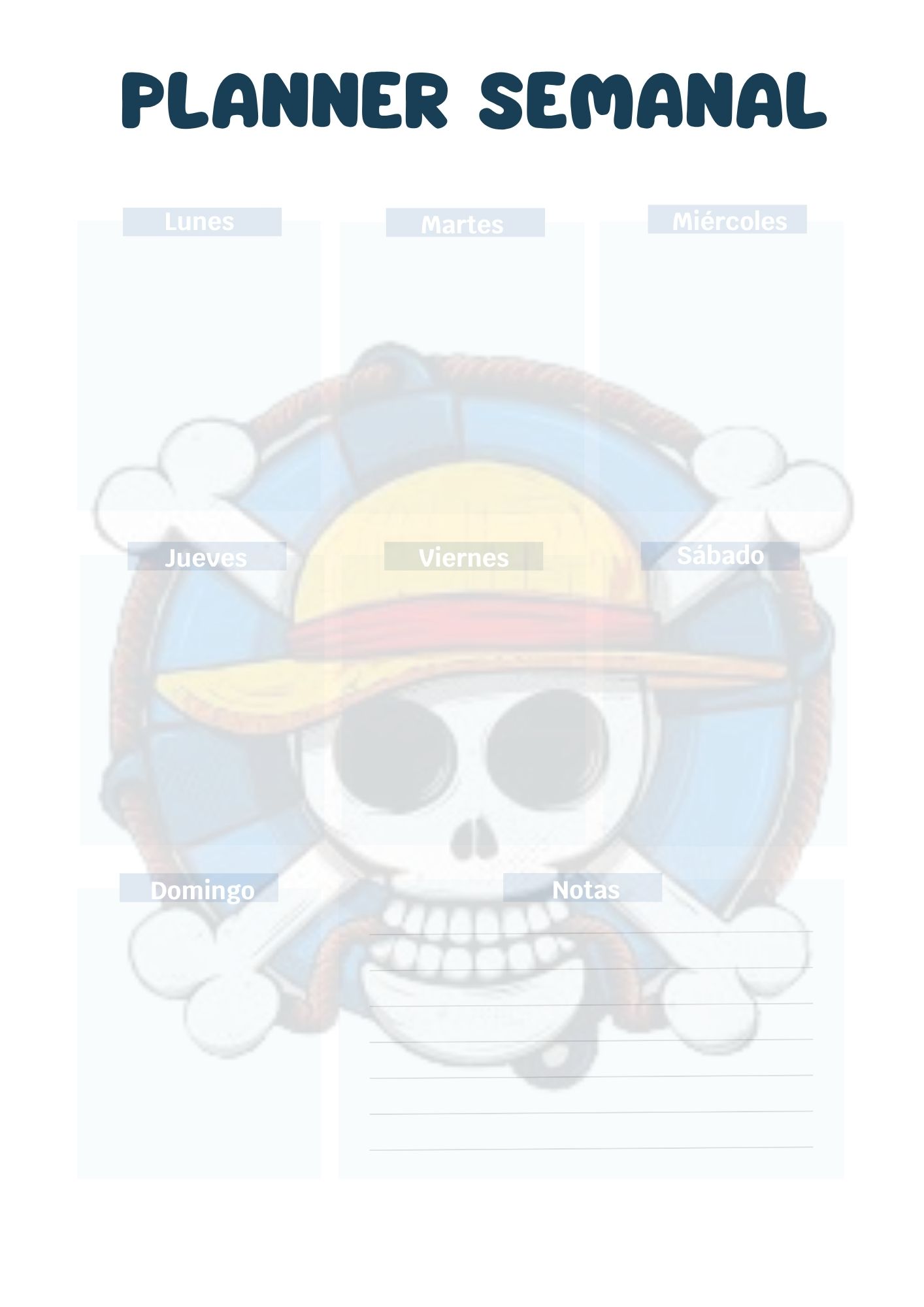 Agenda One Piece Luffy - Imagen 6