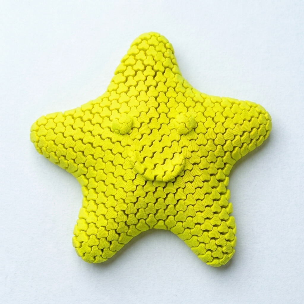 Fidget Estrella 3D- Amarillo