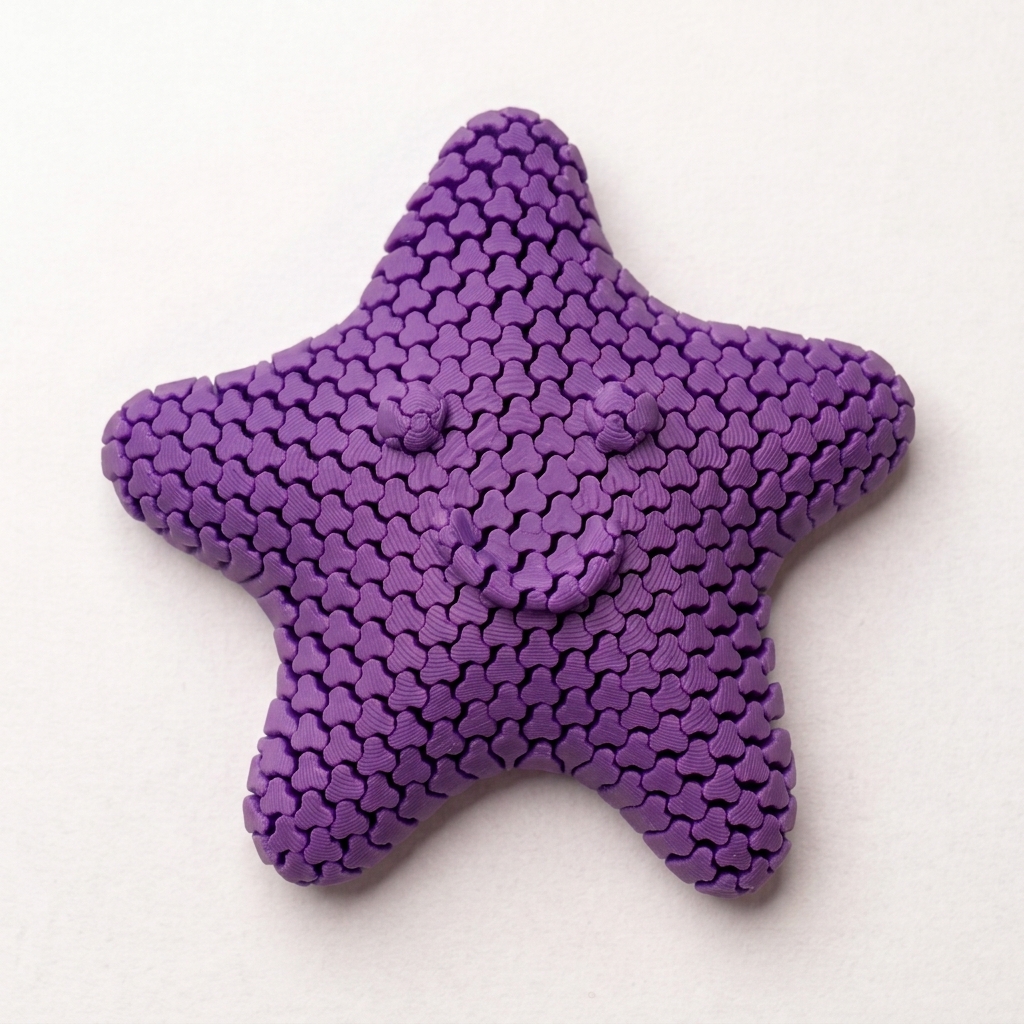 Fidget Estrella 3D- Morado