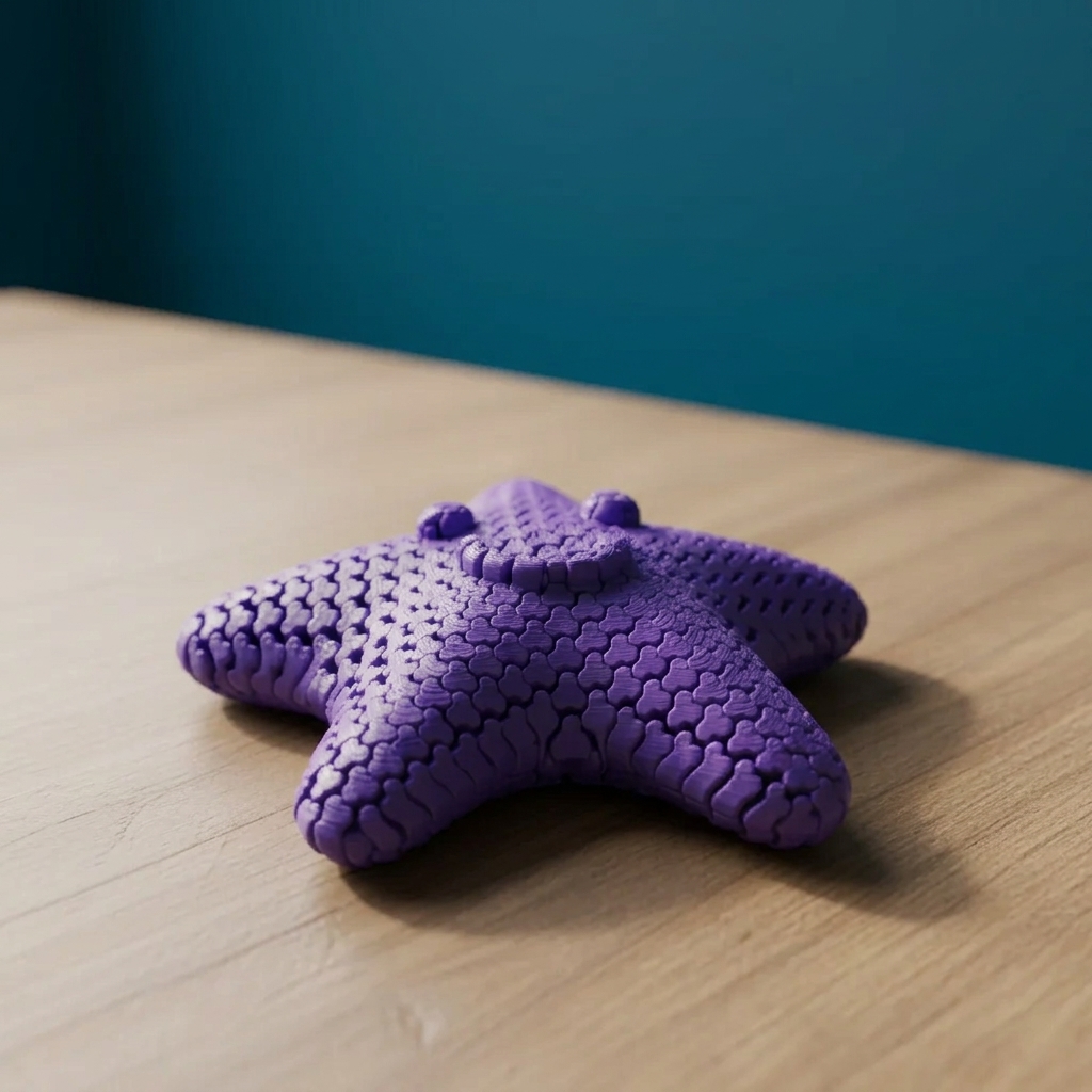 Fidget Estrella 3D- Morado - Imagen 4
