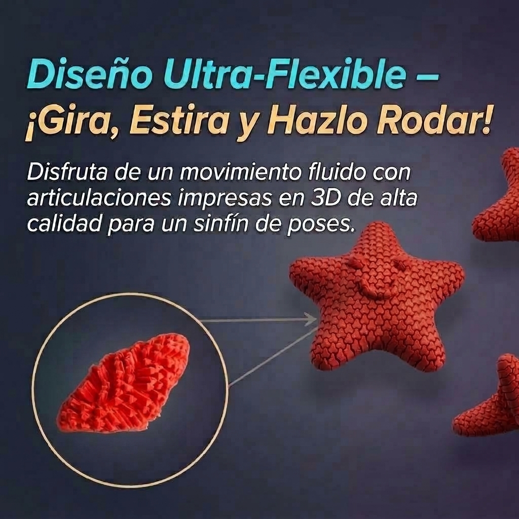 Fidget Estrella 3D- Rojo - Imagen 5