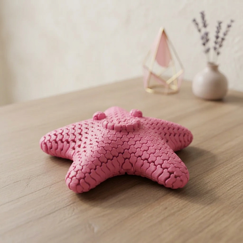 Fidget Estrella 3D- Rosado - Imagen 3