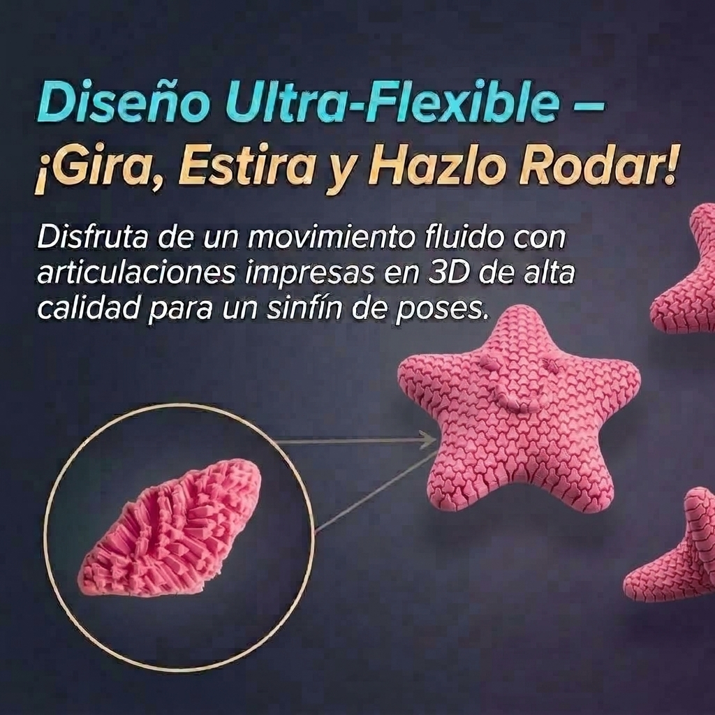 Fidget Estrella 3D- Rosado - Imagen 5