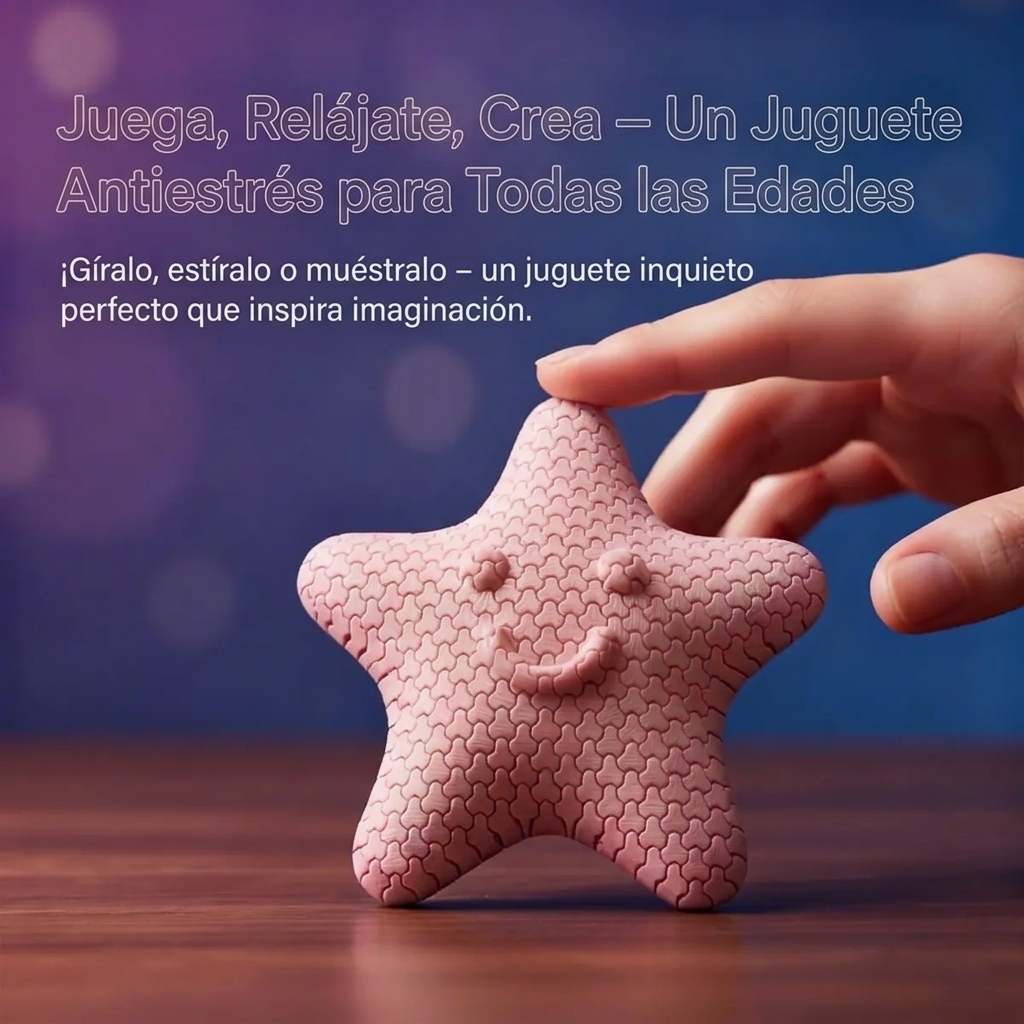Fidget Estrella 3D- Rosado - Imagen 4