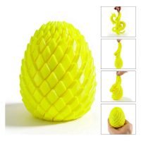 Huevo Dragón Articulado 3D – Amarillo