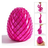 Huevo Dragón Articulado 3D – Fucsia
